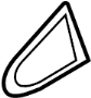 View Exterior Door Handle Gasket (Front, Rear) Full-Sized Product Image