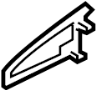 View Exterior Door Handle Gasket (Front, Rear) Full-Sized Product Image