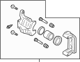 View Disc Brake Caliper (Right, Rear) Full-Sized Product Image