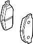 Image of Pad Kit Disc Brake. (Rear) image for your 2020 Nissan NV (High Roof / Standard Roof)   