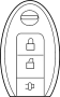 Image of Keyless Entry Transmitter image for your 2014 Nissan Rogue   