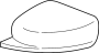 Image of Door Mirror Cover (Left) image for your 2022 Nissan Armada LE/SL 5.6L V8 FLEX AT 2WD 