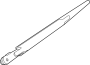 View Back Glass Wiper Arm (Rear) Full-Sized Product Image