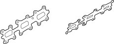 Image of Exhaust Manifold Gasket. Exhaust Manifold Gasket. image for your INFINITI