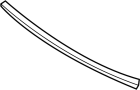 View Windshield Molding (Upper) Full-Sized Product Image 1 of 2