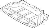Image of Radiator Support Splash Shield image for your 2018 Nissan Sentra   
