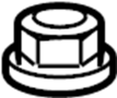 View Cable Control. Cushion. Device TRA. Nut Flange, Hex. Trim and Pad.  Full-Sized Product Image