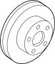 Image of Brake Rotor MAI. Rotor Disc Brake. (Front) image for your 2010 INFINITI M45   