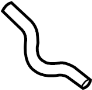 Image of Hose Suction, Power Steering. Power Steering Reservoir Line Hose. image for your 2006 INFINITI Q45   