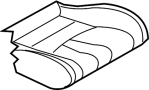 Image of Seat Cushion Foam (Front). Foam for seat cushion. image for your Nissan