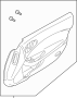 Image of Door Interior Trim Panel (Right, Front) image for your 2020 Nissan Z   