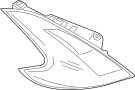 Image of Tail Light Housing (Right, Rear) image for your 2016 Nissan Frontier King Cab S 3.8L V6 AT 2WD 