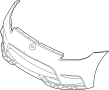 Image of Bumper Cover (Front) image for your 2012 Nissan Z   