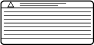 Image of Hybrid High Voltage Information Label image for your 2017 Nissan Quest   