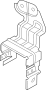 Image of Hybrid / Electric Vehicle Sound Alert Speaker Bracket. A bracket used to mount. image for your 2023 Nissan Kicks   