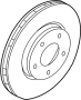 View Disc Brake Rotor (Front) Full-Sized Product Image