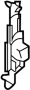 View Seat Belt Height Adjuster Full-Sized Product Image