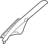 Image of Body A-Pillar Trim Panel (Right, Front) image for your 2006 Nissan Xterra SE 4.0L V6 AT 2WD 