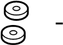 Image of Suspension Shock Absorber Mount Insulator (Rear) image for your 2021 Nissan Leaf HATCHBACK S  