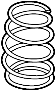 Image of Coil Spring (Rear) image for your 1995 Nissan Maxima   
