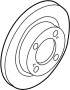 Image of ORD FRM SRS B. Rotor Disc Brake, Axle. (Rear) image for your 2016 Nissan Rogue   