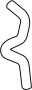 Image of Engine Coolant Hose image for your 2016 Nissan Versa   