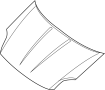 Image of Hood Panel image for your 2014 Nissan Armada LE 5.6L V8 FLEX AT 2WD 