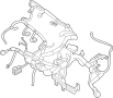 Image of Engine Wiring Harness image for your 2017 Nissan Versa Note HATCHBACK S/LOW  