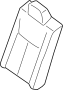 Image of Seat Back Cushion Cover (Right, Rear) image for your 2020 Nissan Pathfinder   