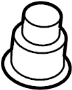 View Suspension Shock Absorber Mount Cap (Rear) Full-Sized Product Image 1 of 4