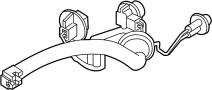 Image of Tail Light Wiring Harness (Rear) image for your 2019 Nissan Sentra SEDAN SL  