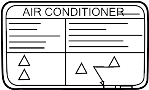 Image of A/C System Information Label image for your INFINITI EX35  