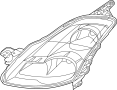 Image of Headlight (Left) image for your 2014 Nissan Maxima   