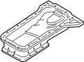 Image of Engine Oil Pan. A pan, which is attached. image for your Nissan