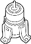 View Insulator Engine Mounting. Motor Mount.  (Rear) Full-Sized Product Image