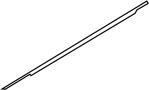 Image of Door Window Belt Weatherstrip (Left, Front) image for your 2013 Nissan Titan Crew Cab SL  