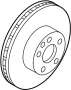 View Disc Brake Rotor (Rear) Full-Sized Product Image