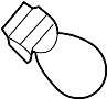 View Bulb. Cornering Lamp. MINIATURE Lamp. Turning Light.  Full-Sized Product Image