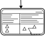 View A/C System Information Label Full-Sized Product Image