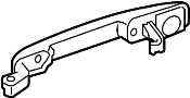 View Exterior Door Handle (Right, Front) Full-Sized Product Image