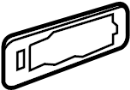 View Exterior Door Handle Gasket (Front, Rear) Full-Sized Product Image