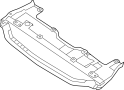 Image of Radiator Support Splash Shield image for your 1996 Nissan Altima   