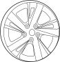 Image of MNE 18 INCH BLA. image for your 2018 Nissan Frontier King Cab SV 4.0L V6 MT 2WD 