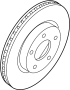 View Disc Brake Rotor (Front) Full-Sized Product Image