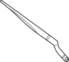 View Windshield Wiper Arm Full-Sized Product Image