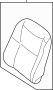 Image of Seat Back (Left, Front). A seat back assembly. image for your 2015 Nissan Frontier XE 3.3L V6 MT 4WD 