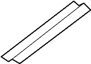 Image of Door Trim Sill Plate Insert (Front) image for your 2017 Nissan Altima   