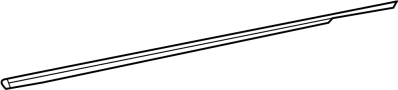 Image of Door Belt Molding (Right, Rear) image for your 2009 Nissan Murano   