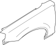 Image of Fender (Left, Front). A metal, plastic or. image for your 2015 Nissan NVP   