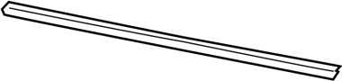 Image of Door Window Belt Weatherstrip (Left, Front) image for your 2012 Nissan Titan King Cab SV 5.6L V8 AT 2WD/SB 